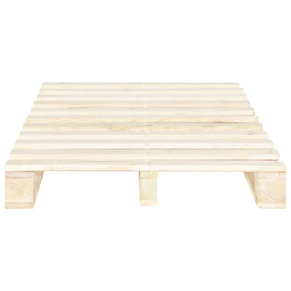 vidaXL Palettenbett Massivholz Kiefer 120×200 cm