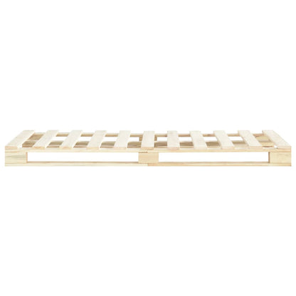 vidaXL Palettenbett Massivholz Kiefer 120×200 cm