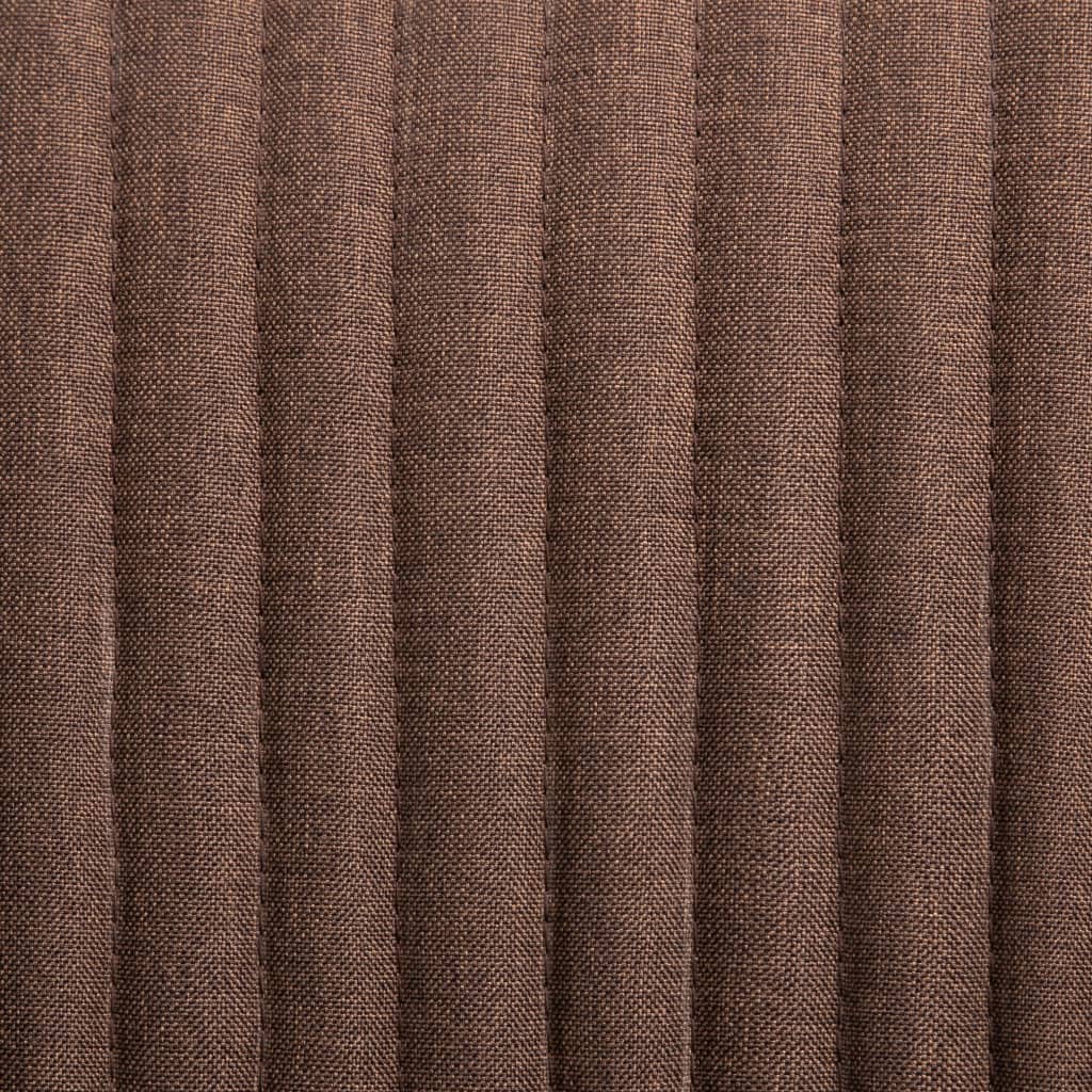 vidaXL Esszimmerstühle 4 Stk. Braun Stoff