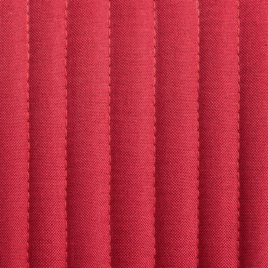 vidaXL Chaises de salle à manger 4 pcs Tissu rouge bordeaux