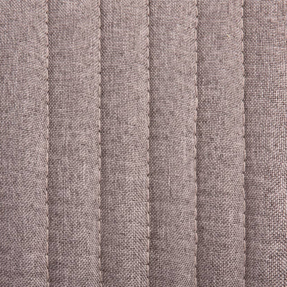 vidaXL Esszimmerstühle 4 Stk. Taupe Stoff