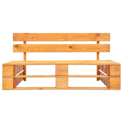 vidaXL Canapé d'extérieur palette avec coussins gris Bois de pin