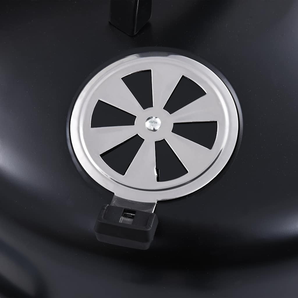 3-in-1 Holzkohlegrill Räucherofen 40×80 cm