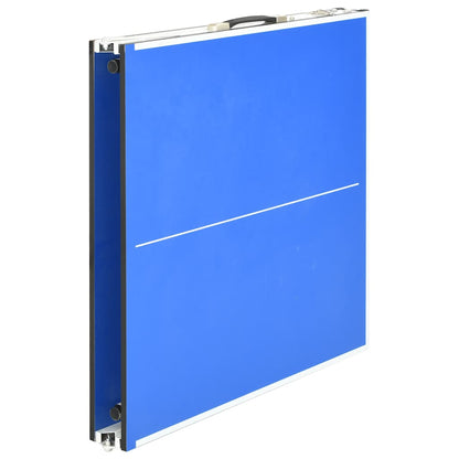 vidaXL 5-Fuß-Ping-Pong-Tisch mit Netz 152 x 76 x 66 cm Blau