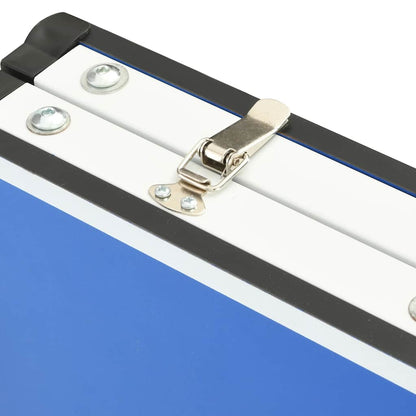 vidaXL 5-Fuß-Ping-Pong-Tisch mit Netz 152 x 76 x 66 cm Blau