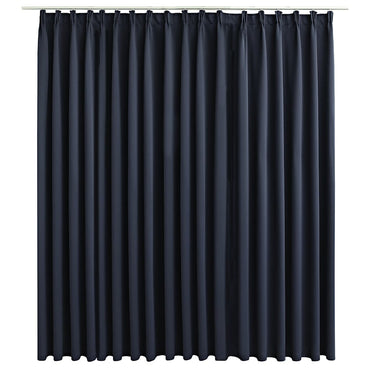 vidaXL Rideau occultant avec crochets Anthracite 290 x 245 cm