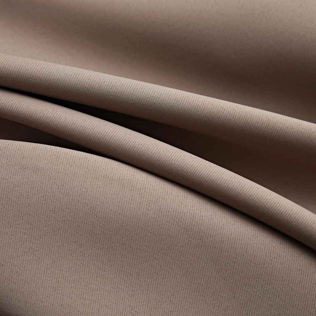 vidaXL Rideau occultant à œillets Métal Taupe 290 x 245 cm