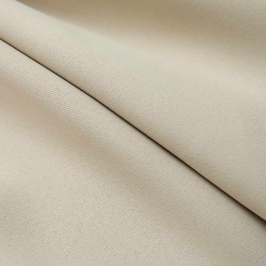 vidaXL Rideaux occultants avec crochets 2 pcs Beige 140x175cm
