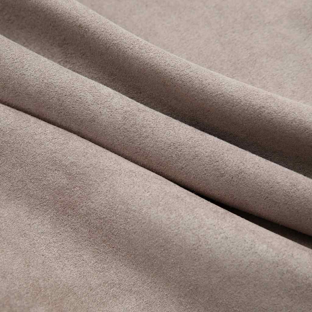 vidaXL Rideaux occultants à œillets 2 pcs Taupe 140x245 cm