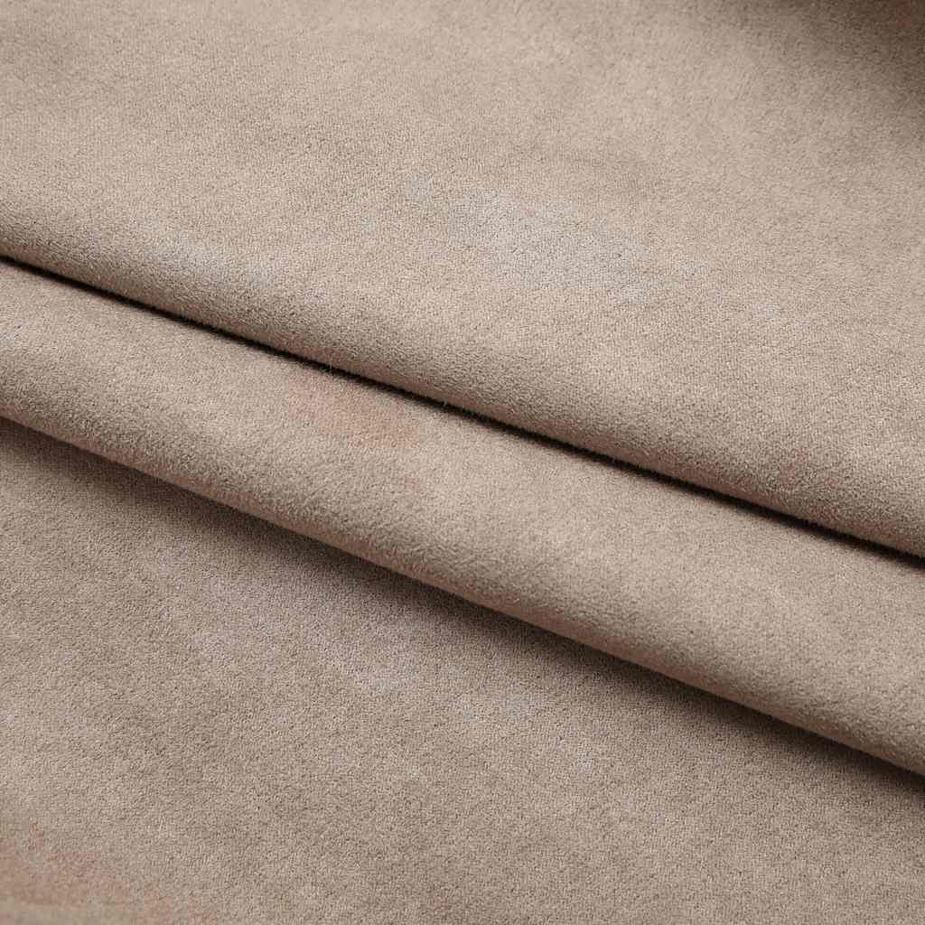 vidaXL Rideaux occultants avec crochets 2 pcs Taupe 140x225 cm