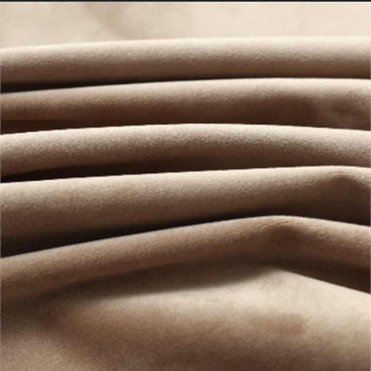 vidaXL Rideaux occultants à œillets 2 pcs Velours Beige 140x225 cm