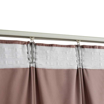 vidaXL Rideaux occultants à crochets 2 pcs Velours Vieux rose 140x175 cm