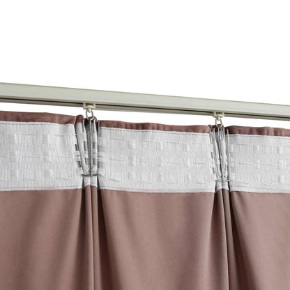 vidaXL Rideaux Occultants à Crochets 2 pcs Velours Rose antique 140x245cm