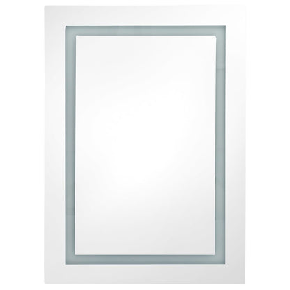 vidaXL LED-Spiegelschrank 50x13x70 cm