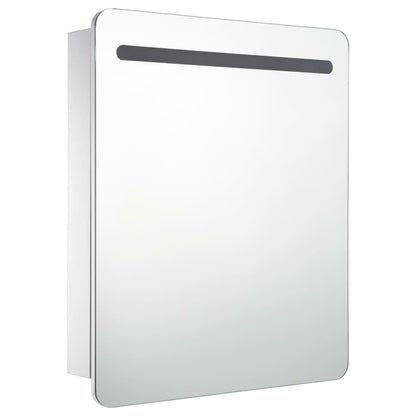 vidaXL LED-Spiegelschrank 68x9x80 cm