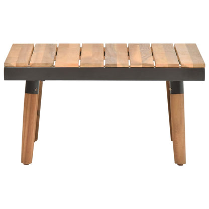 vidaXL Ensemble de salon de jardin 4 pcs avec coussins Bois d'acacia massif