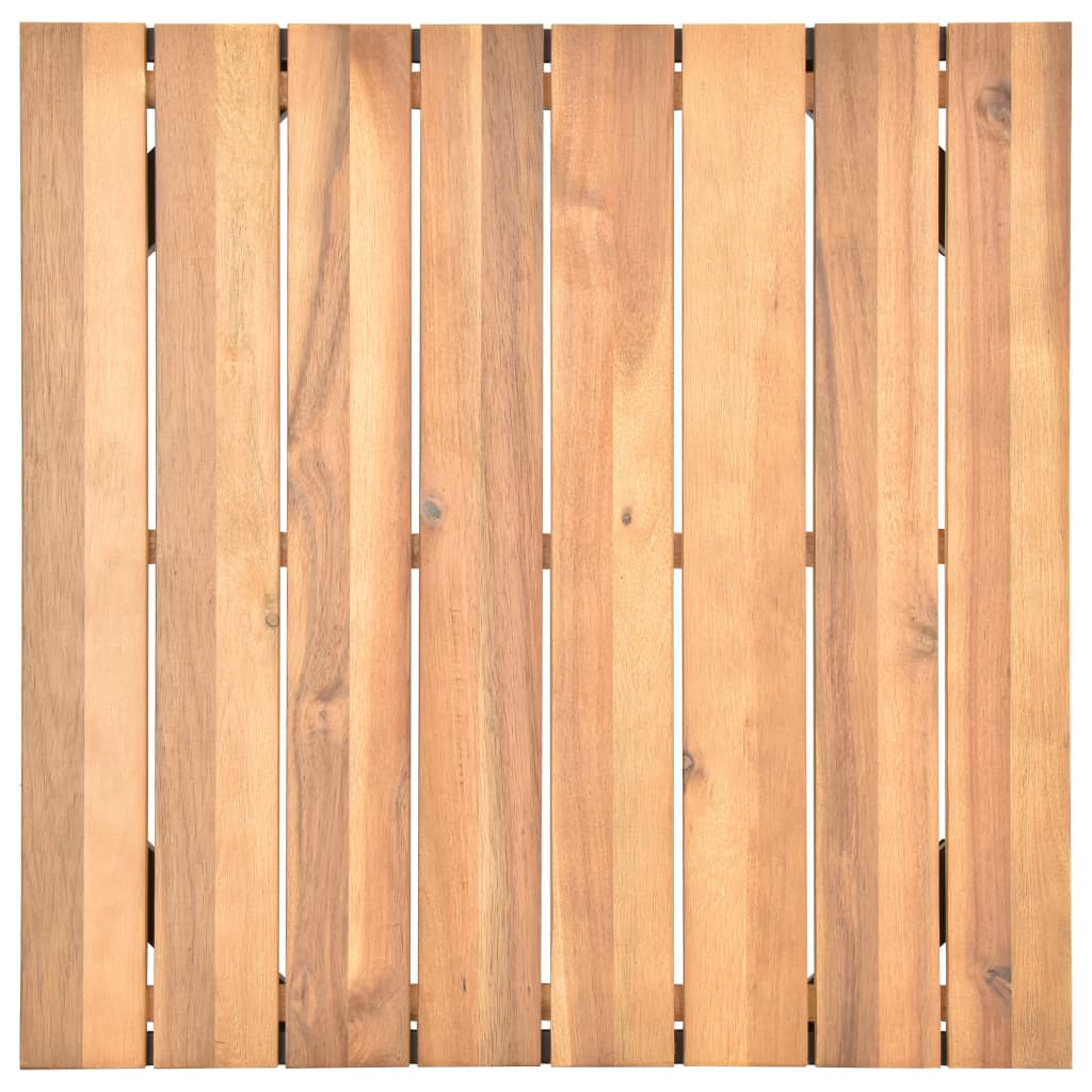 vidaXL Ensemble de salon de jardin 4 pcs avec coussins Bois d'acacia massif