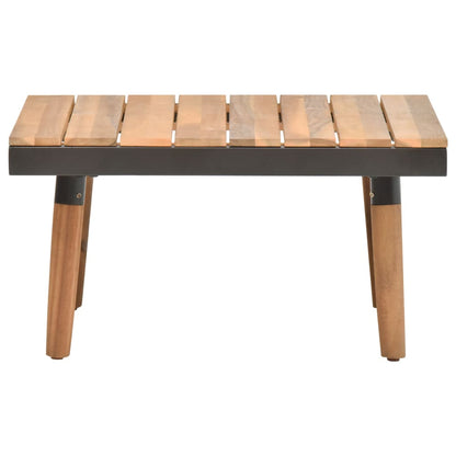 vidaXL Ensemble de salon de jardin 4 pcs avec coussins Bois d'acacia massif