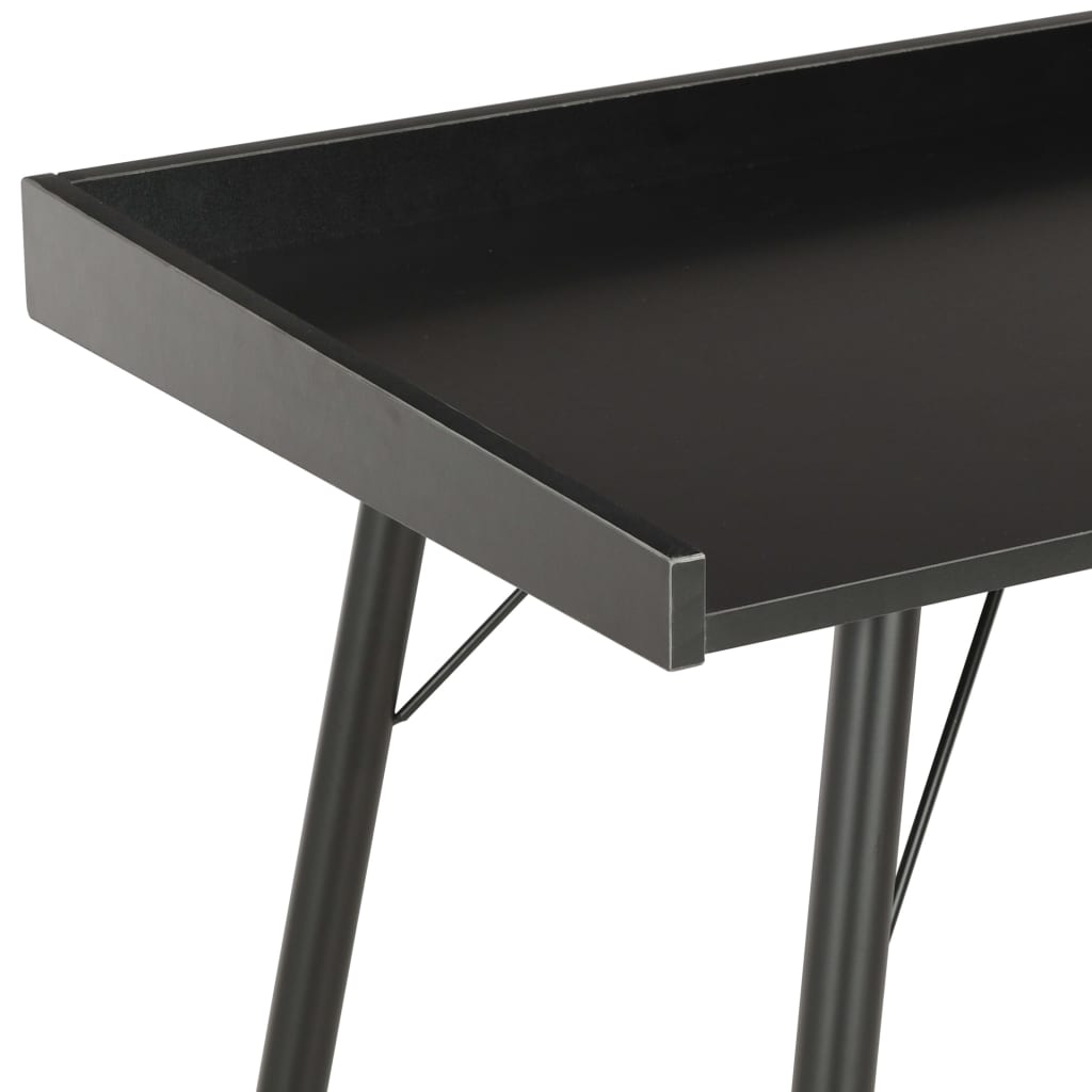 vidaXL Schreibtisch Schwarz 90×50×79 cm
