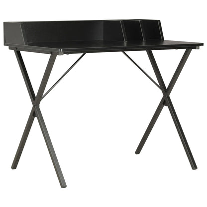 vidaXL Schreibtisch Schwarz 80x50x84 cm