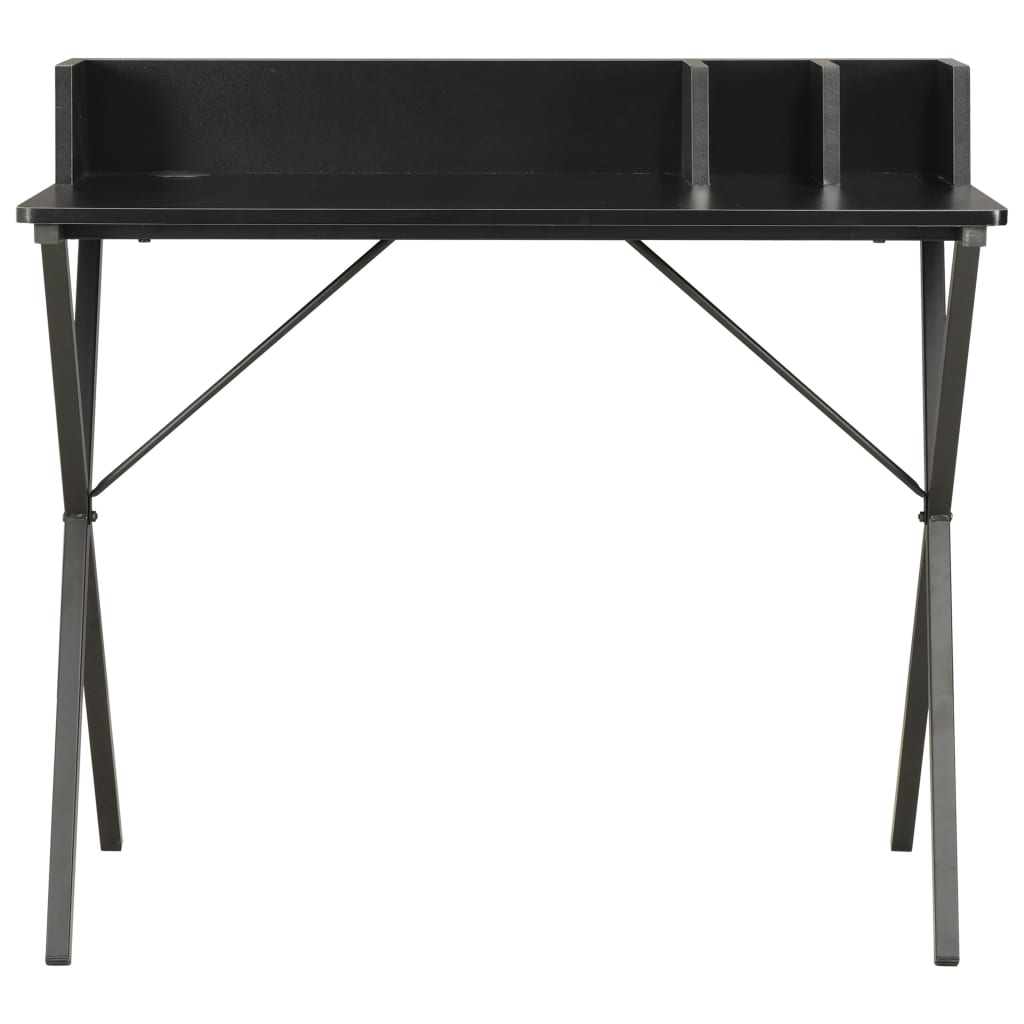 vidaXL Schreibtisch Schwarz 80x50x84 cm