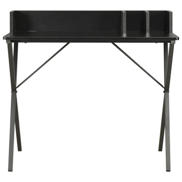 vidaXL Schreibtisch Schwarz 80x50x84 cm