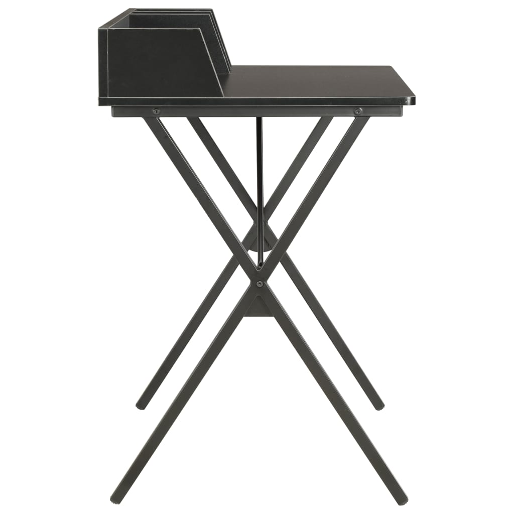 vidaXL Schreibtisch Schwarz 80x50x84 cm