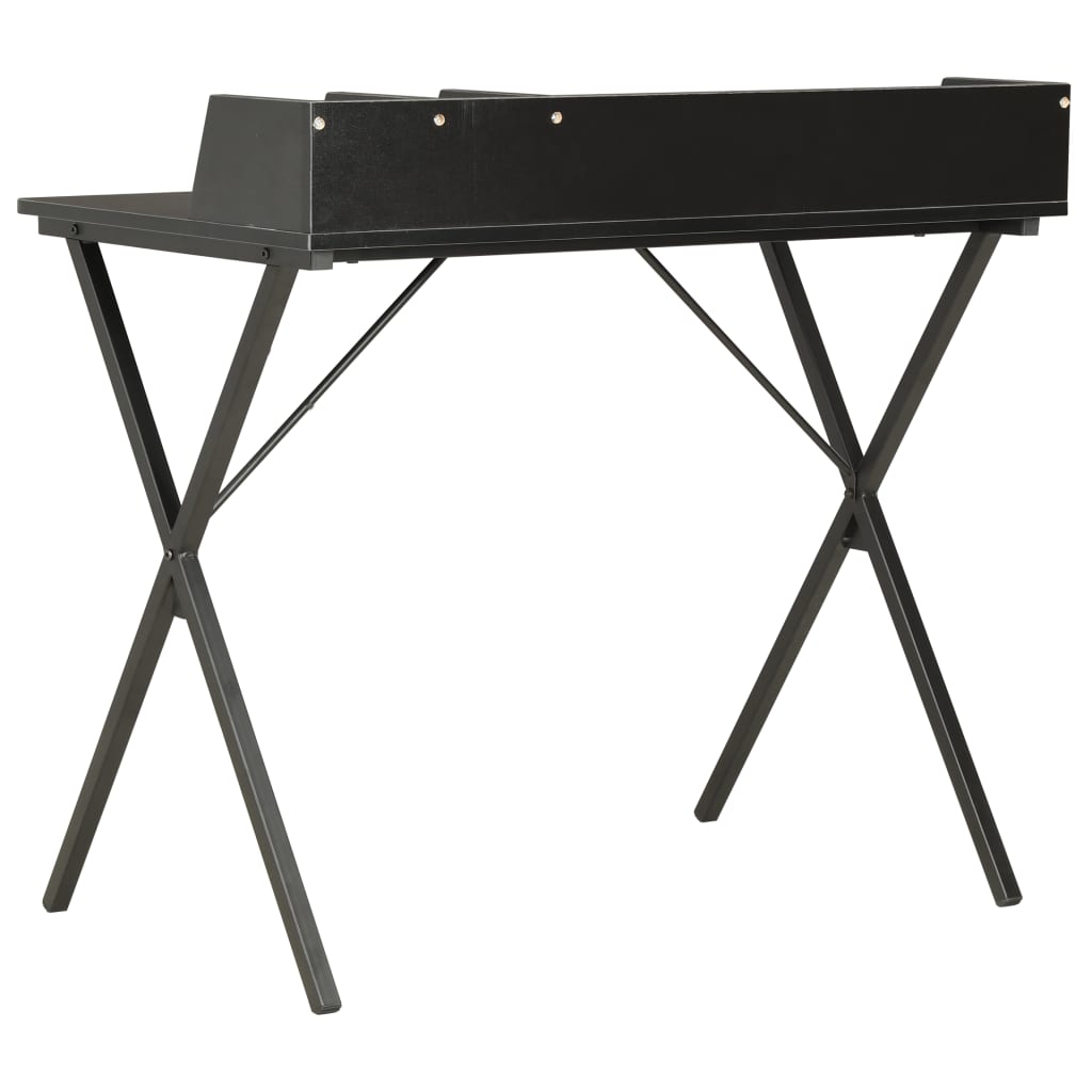 vidaXL Schreibtisch Schwarz 80x50x84 cm
