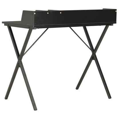 vidaXL Schreibtisch Schwarz 80x50x84 cm