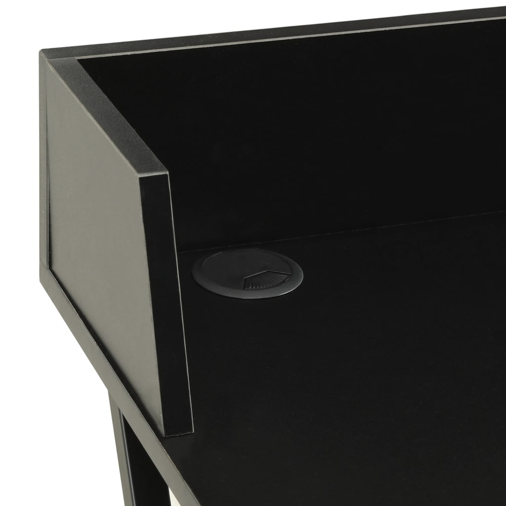 vidaXL Schreibtisch Schwarz 80x50x84 cm