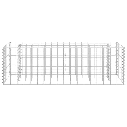 vidaXL Gabionen-Hochbeet Verzinkter Stahl 90×30×30 cm