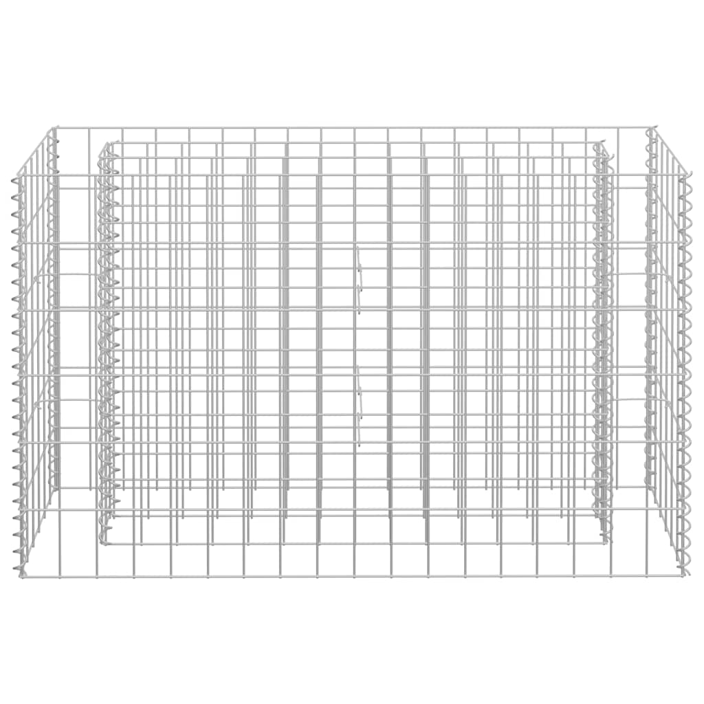 vidaXL Gabionen-Hochbeet Verzinkter Stahl 90×30×60 cm