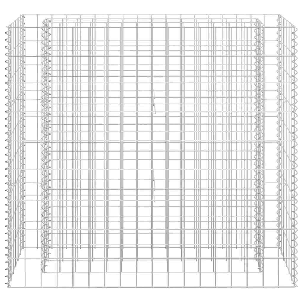 vidaXL Carré potager en gabion Acier galvanisé 90x30x90 cm