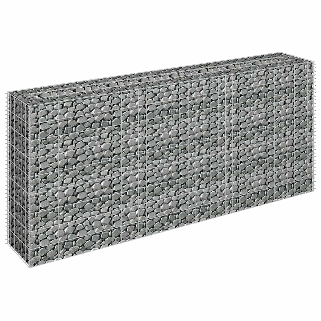vidaXL Carré potager en gabion Acier galvanisé 180×30×90 cm
