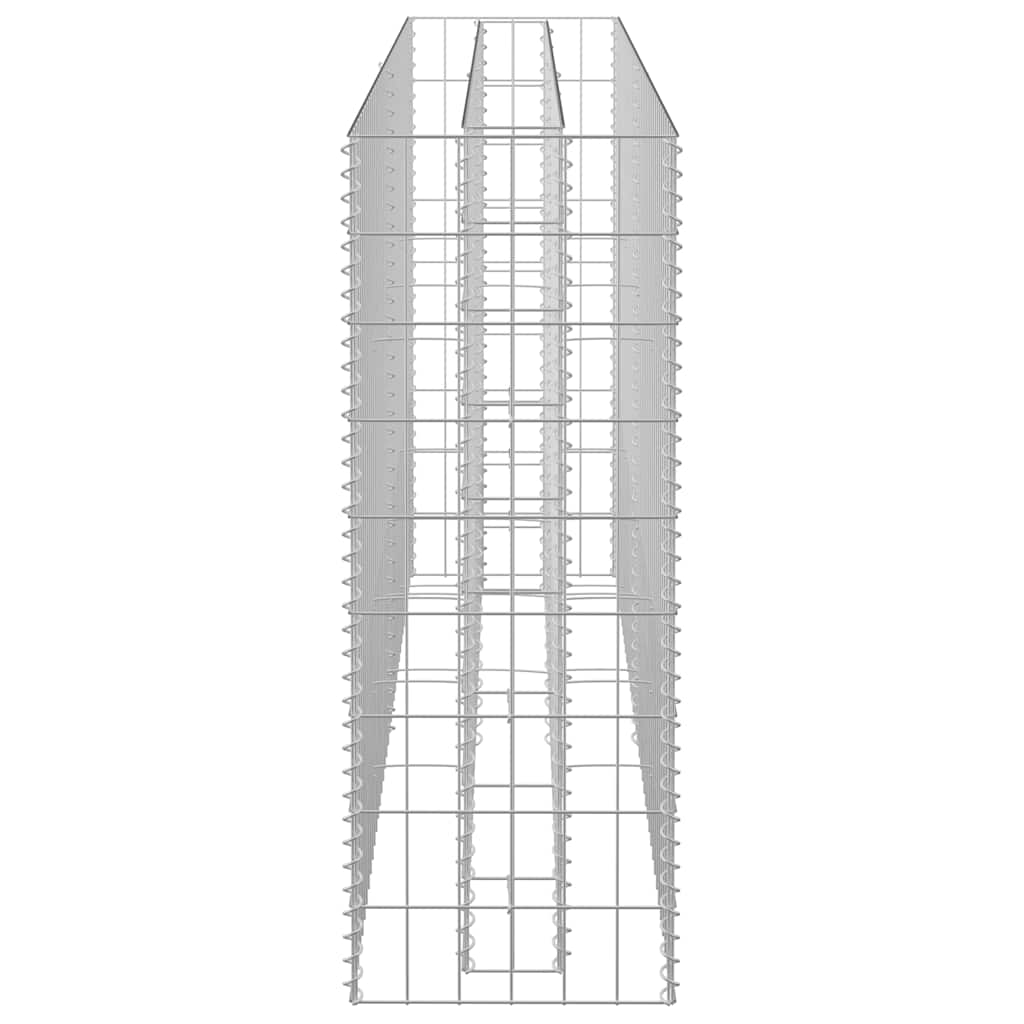 vidaXL Carré potager en gabion Acier galvanisé 180×30×90 cm