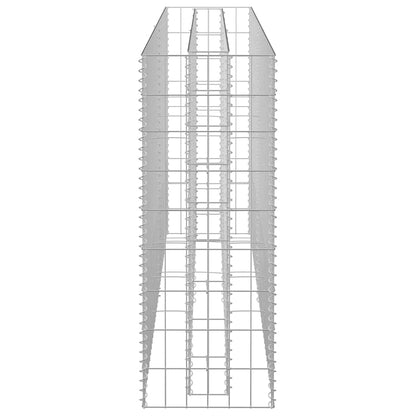 vidaXL Carré potager en gabion Acier galvanisé 180×30×90 cm