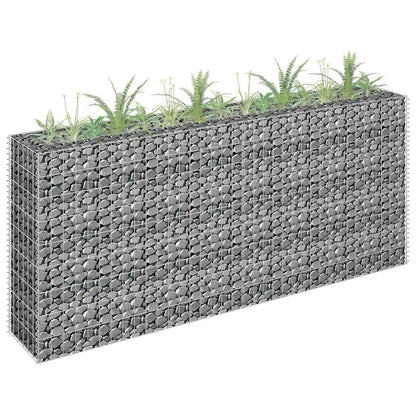 vidaXL Carré potager en gabion Acier galvanisé 180×30×90 cm