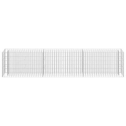 vidaXL Gabionen-Hochbeet Verzinkter Stahl 270×30×60 cm
