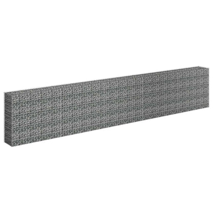 vidaXL Carré potager en gabion Acier galvanisé 450x30x90 cm