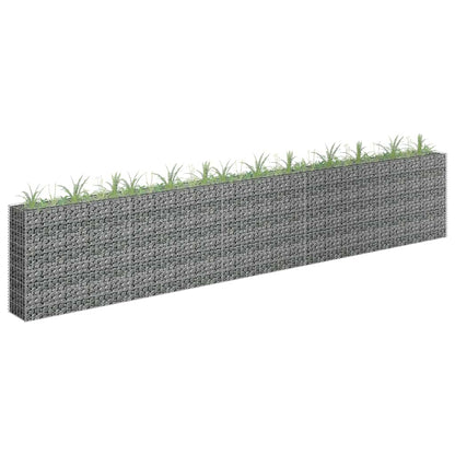 vidaXL Carré potager en gabion Acier galvanisé 450x30x90 cm