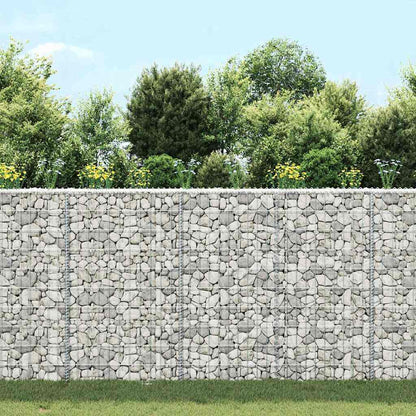 vidaXL Gabionen-Hochbeet Trapezform Verzinkter Stahl 100x20x100 cm