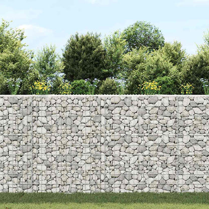 vidaXL Gabionen-Hochbeet Trapezform Verzinkter Stahl 150x20x100 cm