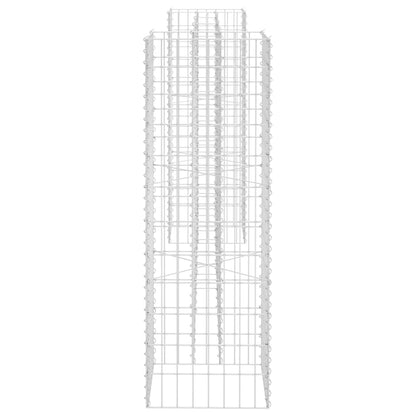 vidaXL H-förmiger Gabionen-Pflanzkorb Stahldraht 260x40x120 cm