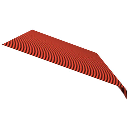 vidaXL Markisenbespannung Canvas Orange & Braun 600 x 300 cm