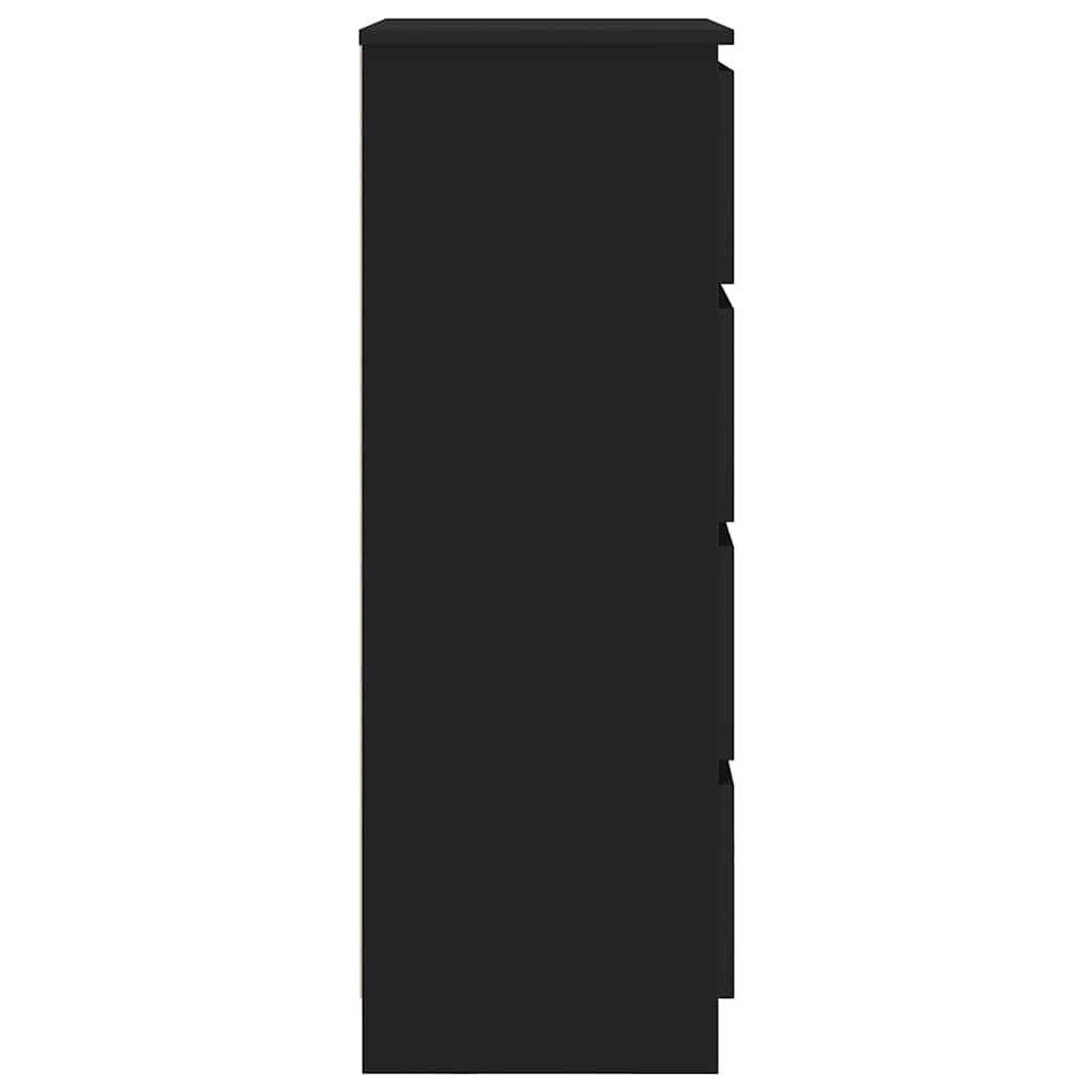 Sideboard Schwarz 60x35x98,5 cm Holzwerkstoff