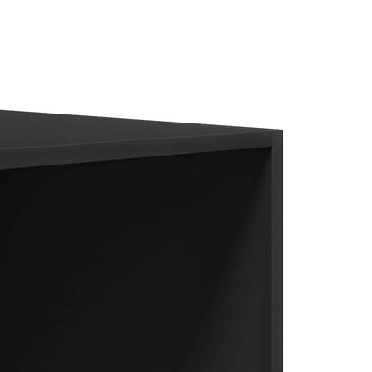 Kleiderschrank Schwarz 100x50x200 cm Holzwerkstoff