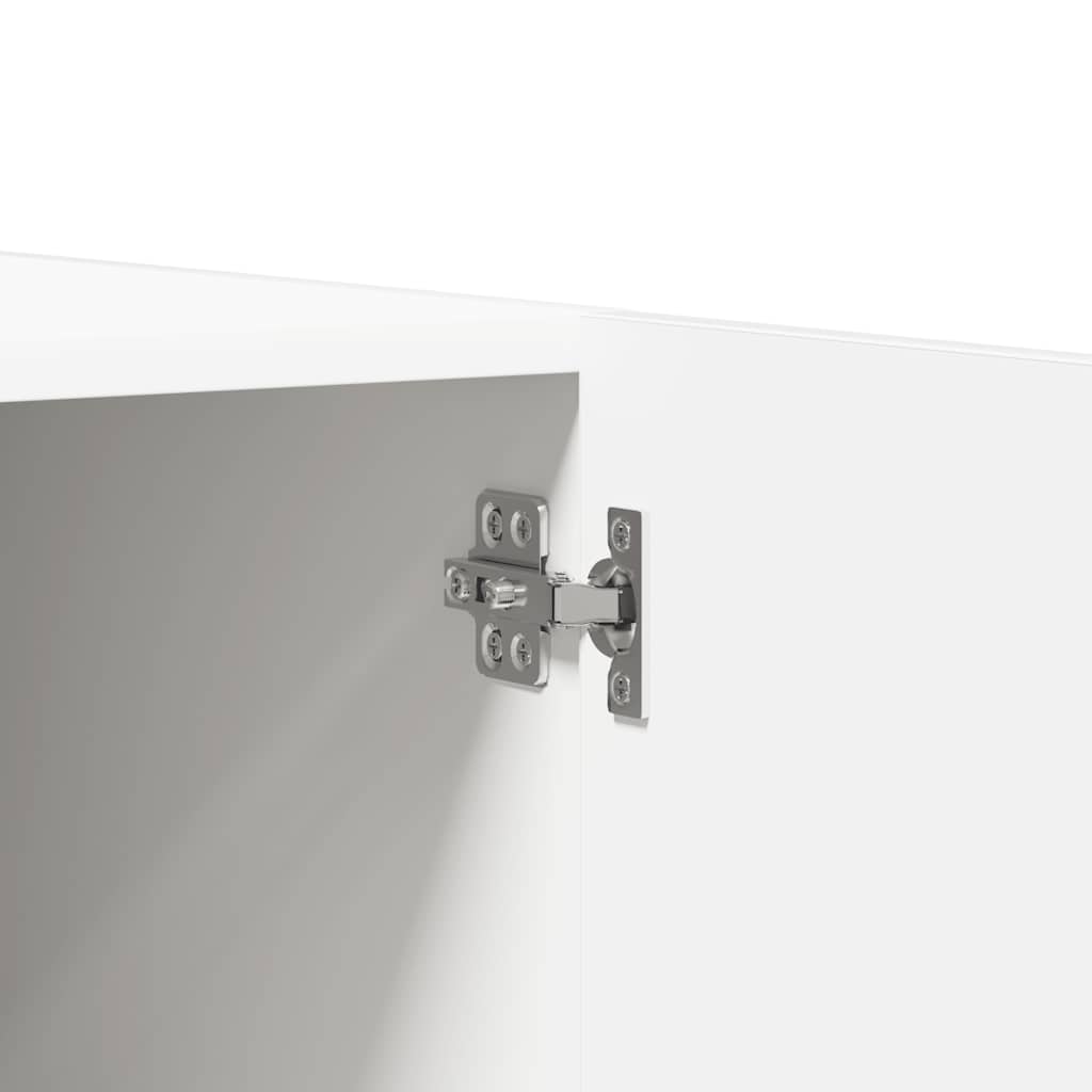 Kleiderschrank Weiß 80x52x180 cm Holzwerkstoff