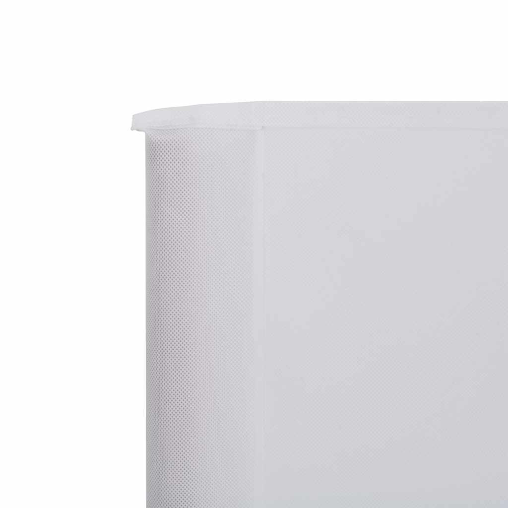 vidaXL Brise-vue à 5 pans 600 x 80 cm Blanc sable