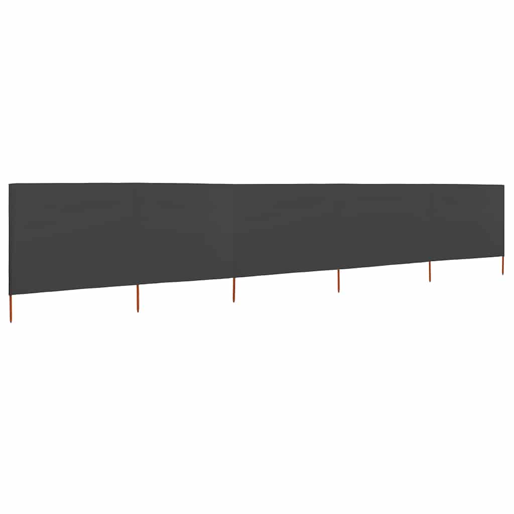 vidaXL Brise-vue 5 pièces 600 x 80 cm anthracite