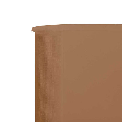 vidaXL Brise-vue 5 pcs 600 x 80 cm Taupe